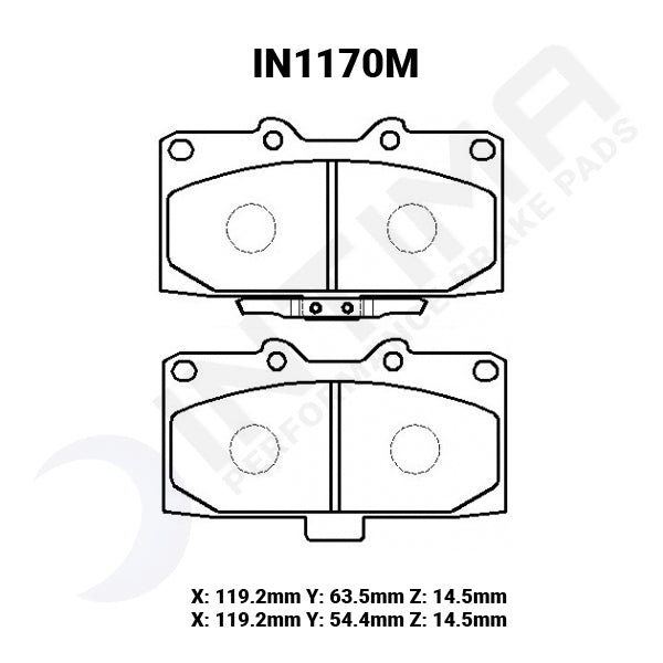 Intima RS Front Brake Pads