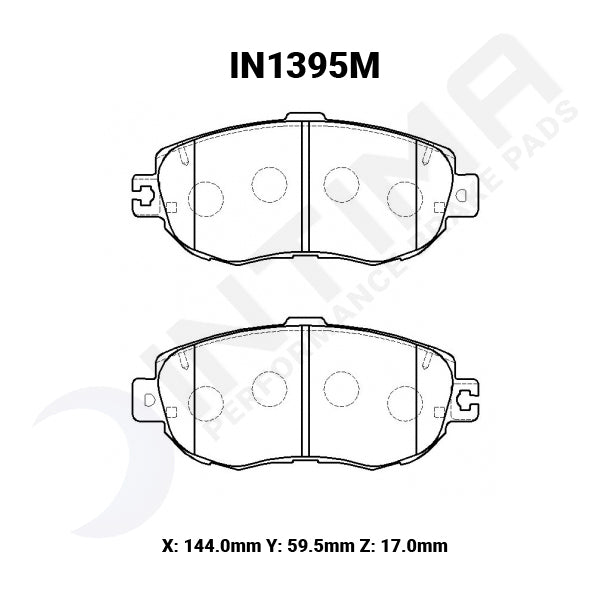 Intima SR Front Brake Pads