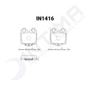 Intima SR Rear Brake Pads