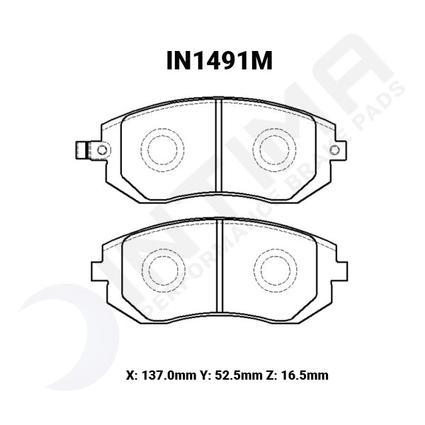 Intima SR Front Brake Pads