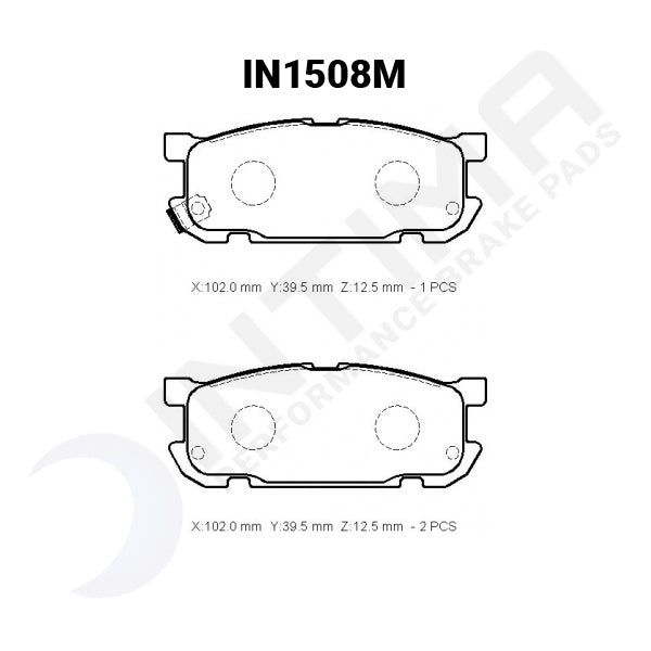 Intima SR Rear Brake Pads