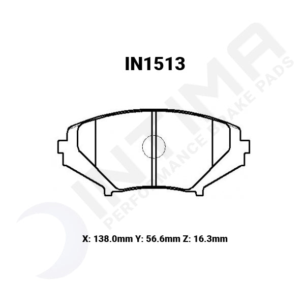 Intima SR Front Brake Pads