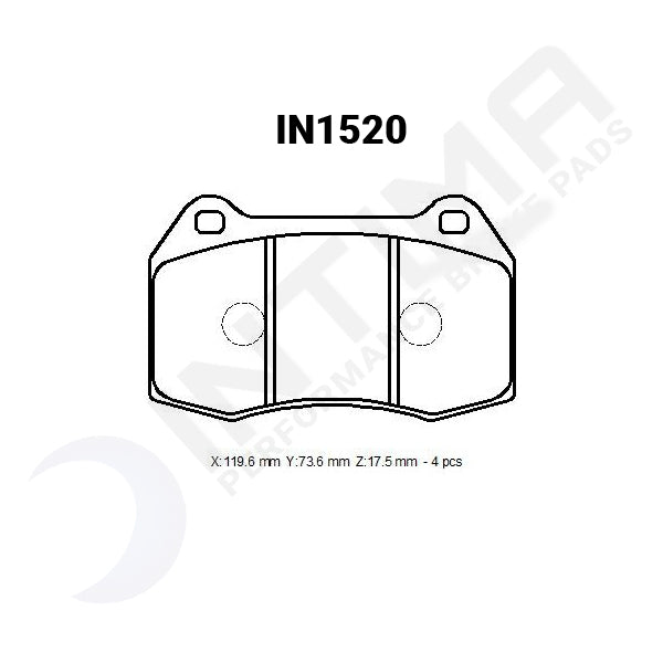 Intima SR Front Brake Pads