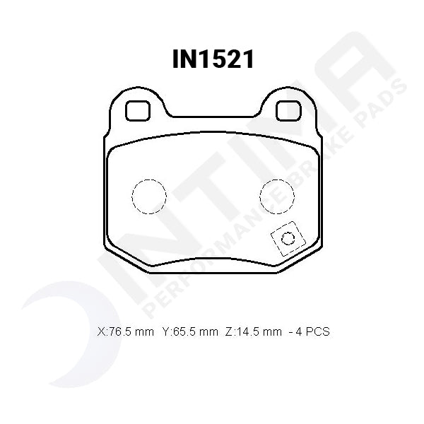 Intima SR Rear Brake Pads