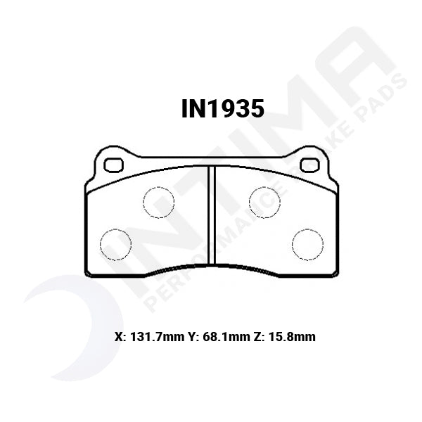 Intima SR Rear Brake Pads