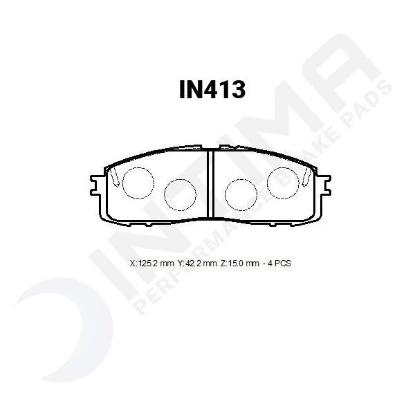 Intima SR Rear Brake Pads