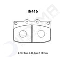 Intima RS Front Brake Pads