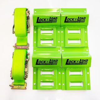 Lock & Load Wheel Chock Kit With 1.8m Straps