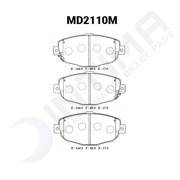 Intima SR Front Brake Pads