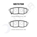 Intima SR Rear Brake Pads