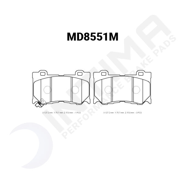 Intima SR Front Brake Pads