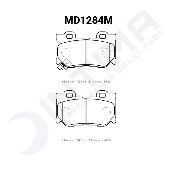 Intima SR Rear Brake Pads