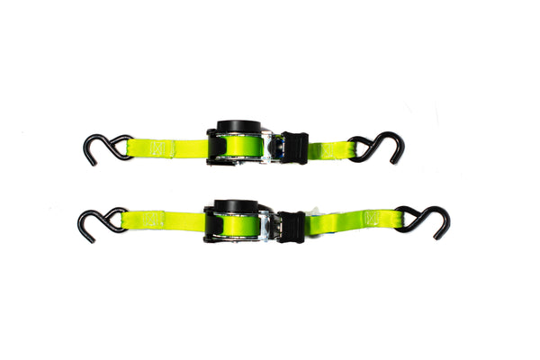 Retractable Ratchet Straps 25mm