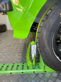 Adjustable E-Chocks with Short Wheel Chock Straps (1.8m)