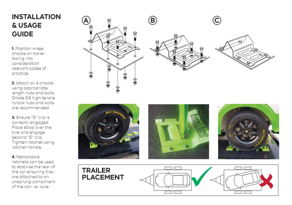 Wheel Chock Plates (X2)