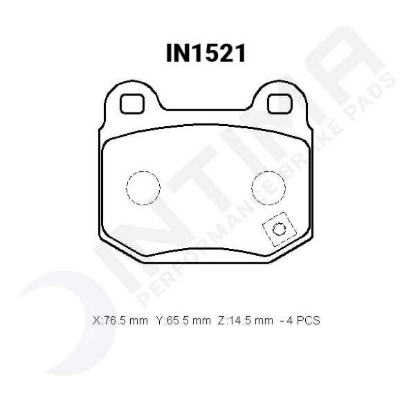 Intima SS Rear Brake Pads