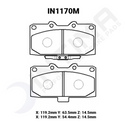 Intima SS Front Brake Pads