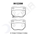 Intima SS Rear Brake Pads