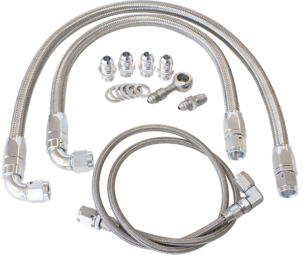 Aeroflow Turbo Oil & Water Feed Line Kit - SR20/S14/S15