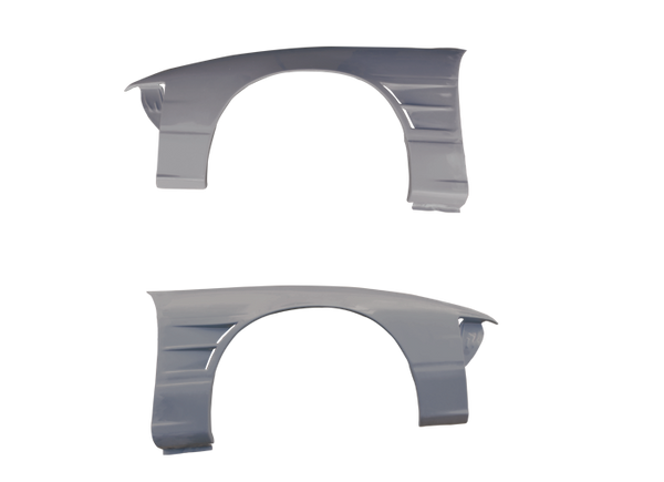 Origin Labo Nissan 180SX 20mm Front Fenders (Dual Duct)